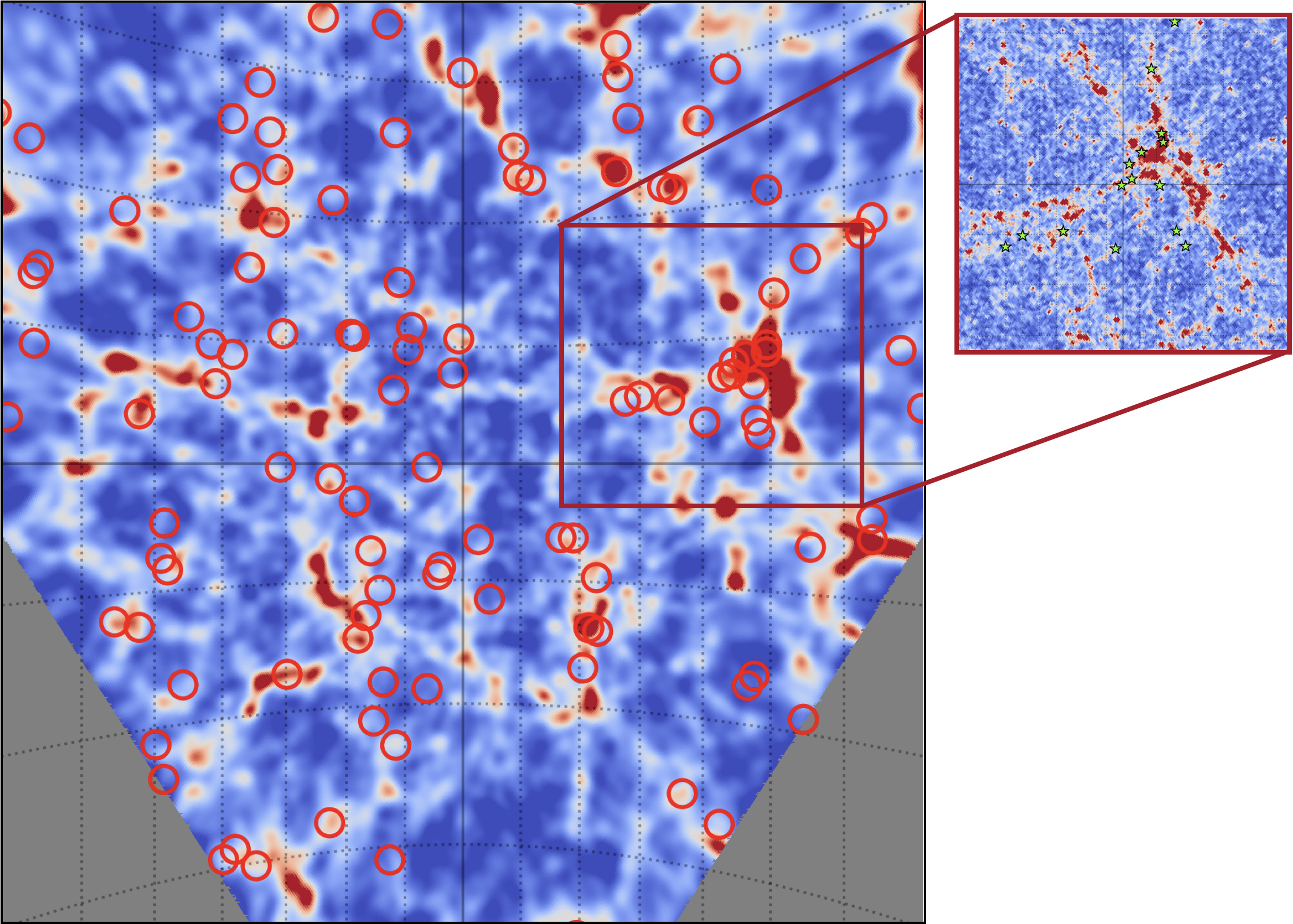 Simulation of the cosmic web with galaxies