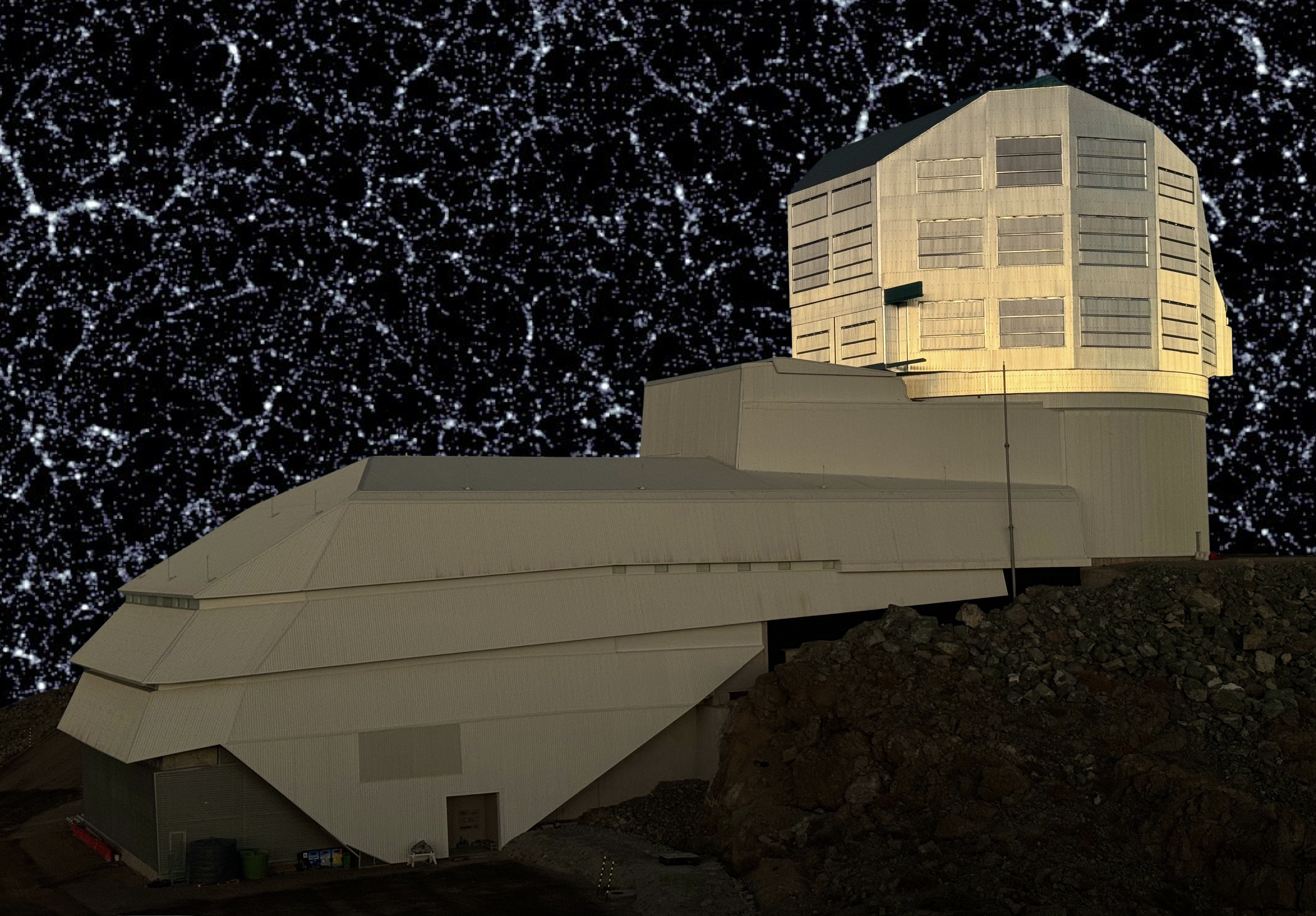 Rubin LSST science visualisation